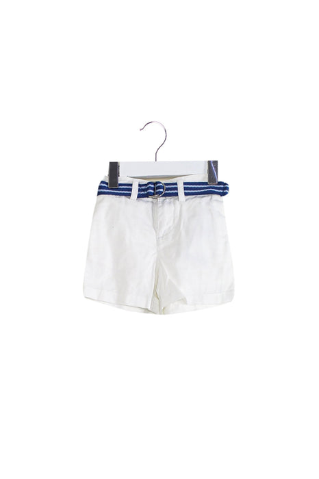 A White Shorts from Ralph Lauren in size 6-12M for boy. (Front View)
