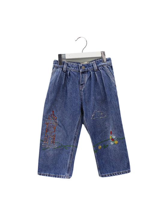 A Blue Jeans from Gucci in size 18-24M for girl. (Front View)
