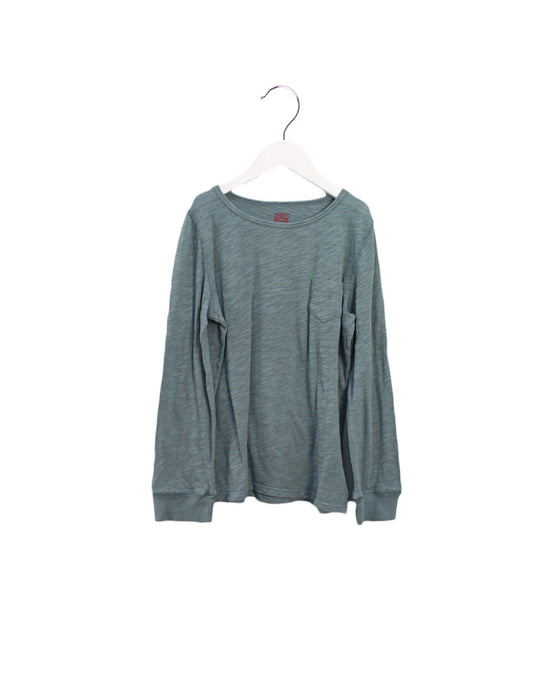 A Teal Long Sleeve Tops from Bonton in size 12Y for boy. (Front View)