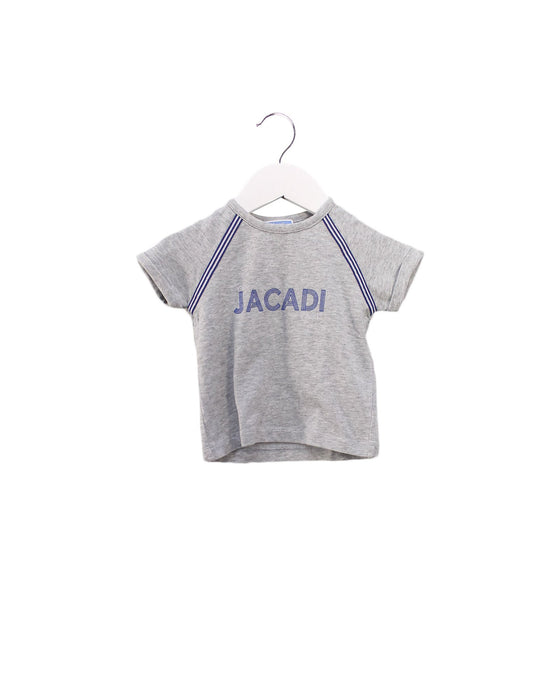 A Grey Short Sleeve T Shirts from Jacadi in size 6-12M for boy. (Front View)