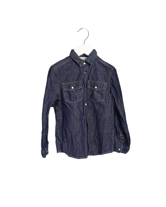 A Blue Shirts from Bonpoint in size 6T for neutral. (Front View)