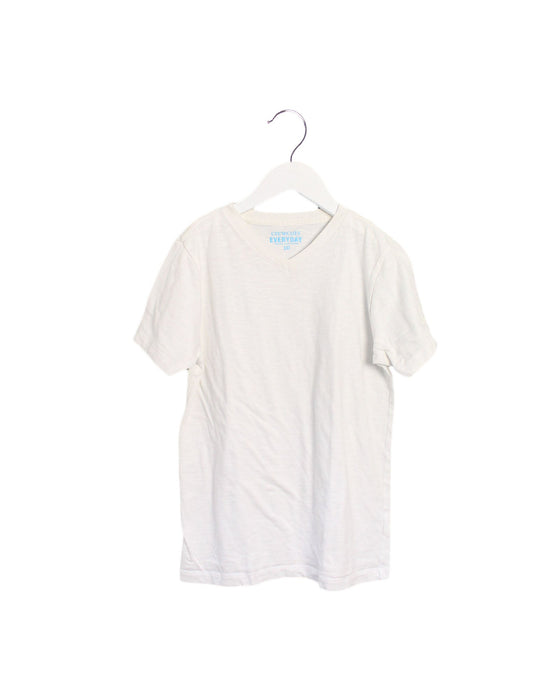 A White Short Sleeve T Shirts from Crewcuts in size 10Y for boy. (Front View)