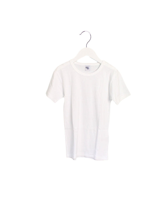A White Short Sleeve T Shirts from Petit Bateau in size 10Y for boy. (Front View)