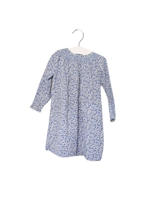 A Blue Long Sleeve Dresses from Ralph Lauren in size 12-18M for girl. (Front View)
