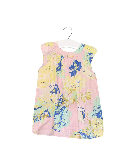 A Pink Short Sleeve Dresses from Bonpoint in size 6-12M for girl. (Front View)