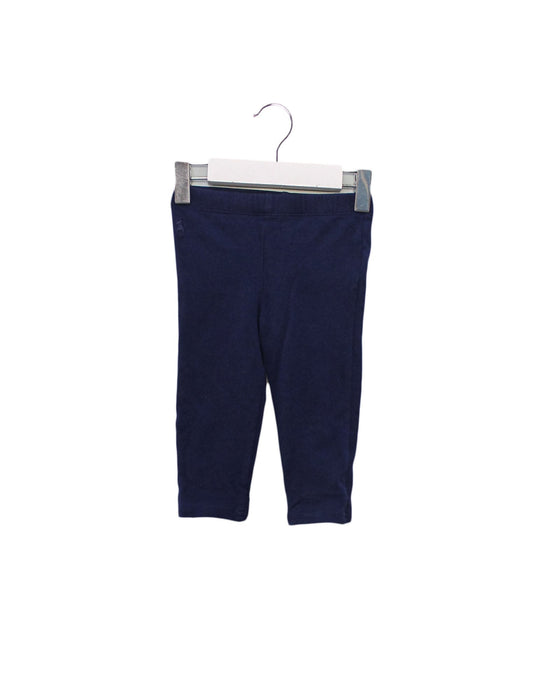 A Navy Leggings from Ralph Lauren in size 6-12M for girl. (Front View)