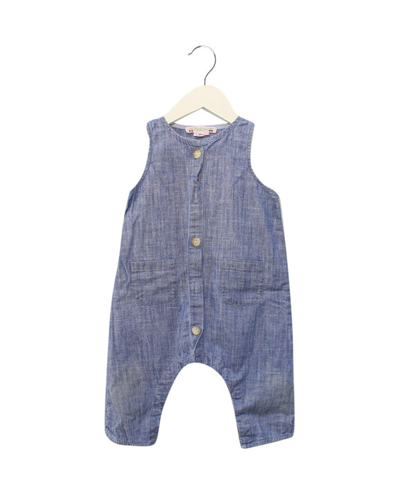 A Blue Jumpsuits from Bonpoint in size 6-12M for girl. (Front View)