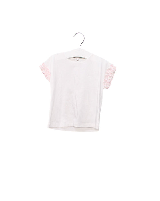 A Pink Short Sleeve Tops from Il Gufo in size 12-18M for girl. (Front View)