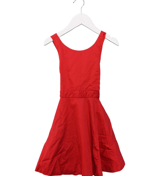 A Red Sleeveless Dresses from Polo Ralph Lauren in size 3T for girl. (Front View)