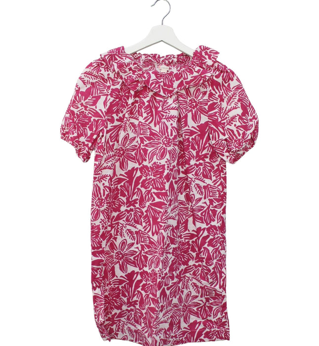 A Pink Short Sleeve Dresses from Crewcuts in size 14Y for girl. (Front View)