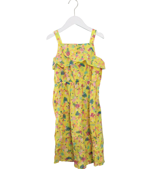 A Yellow Sleeveless Dresses from Sergent Major in size 8Y for girl. (Front View)