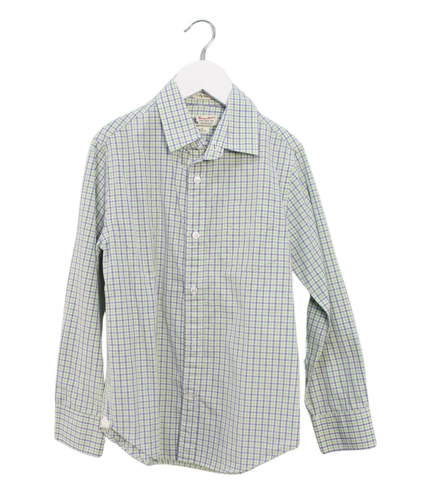 A Green Shirts from Crewcuts in size 8Y for boy. (Front View)