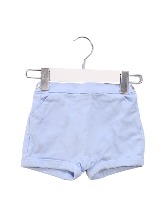 A Blue Shorts from Jacadi in size 6-12M for girl. (Front View)