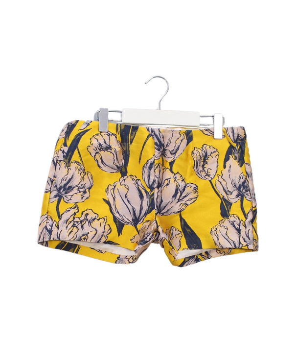 A Yellow Shorts from Hucklebones in size 8Y for girl. (Front View)