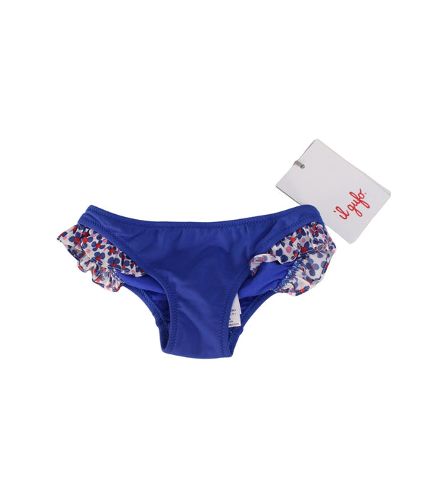 A Blue Bikinis from Il Gufo in size 2T for girl. (Front View)