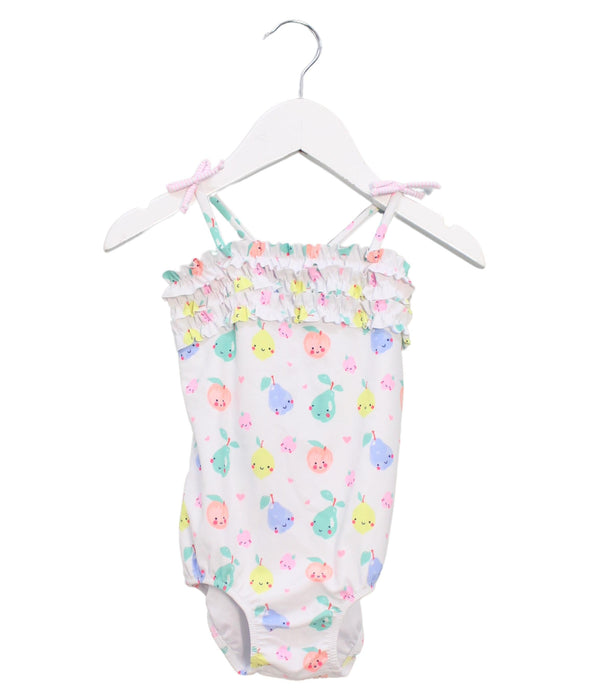 A White Swimsuits from Sunuva in size 18-24M for girl. (Front View)