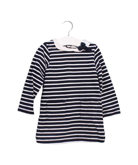 A Black Long Sleeve Dresses from Jacadi in size 18-24M for girl. (Front View)