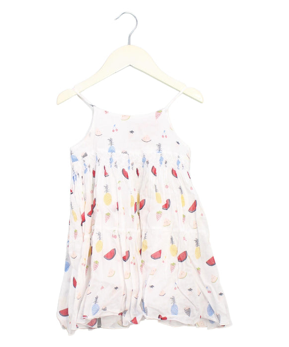 A White Sleeveless Dresses from Sonia Rykiel in size 2T for girl. (Front View)