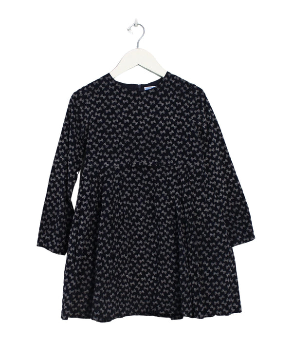 A Black Long Sleeve Dresses from Jacadi in size 8Y for girl. (Front View)