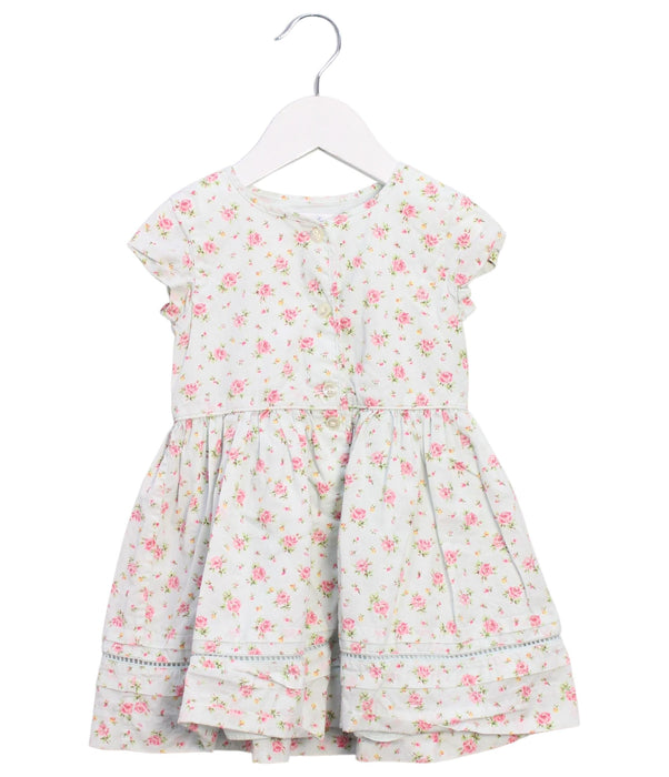 A Blue Short Sleeve Dresses from Ralph Lauren in size 6-12M for girl. (Front View)