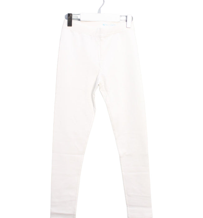 A White Leggings from Crewcuts in size 10Y for girl. (Front View)