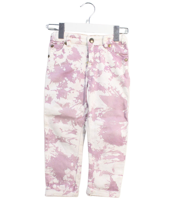 A Purple Casual Pants from Louis Louise in size 2T for girl. (Front View)