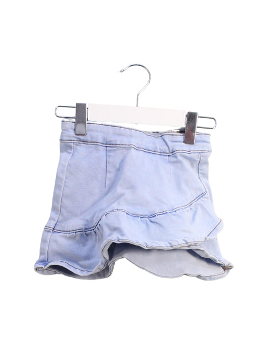 A Blue Short Skirts from Seed in size 4T for girl. (Front View)
