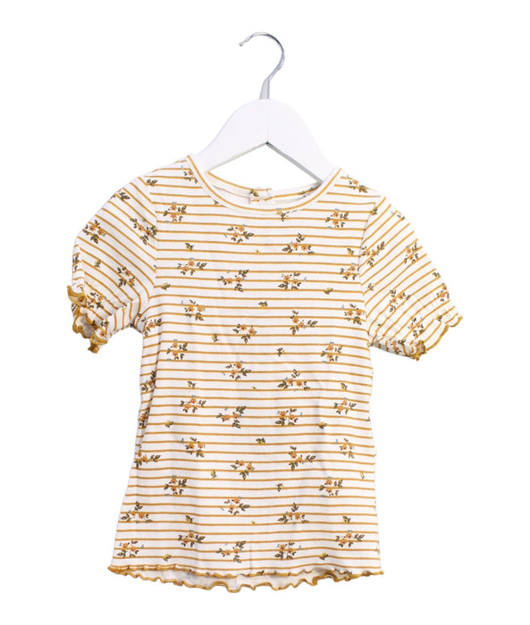 A White Short Sleeve Tops from Sergent Major in size 5T for girl. (Front View)