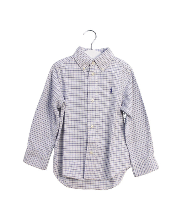 A White Shirts from Ralph Lauren in size 3T for boy. (Front View)