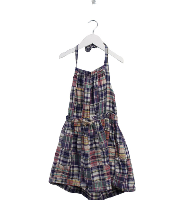 A Purple Sleeveless Dresses from Crewcuts in size 7Y for girl. (Front View)