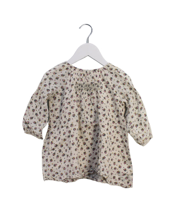 A Ivory Long Sleeve Dresses from Bonpoint in size 2T for girl. (Front View)
