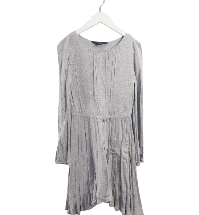 A Grey Long Sleeve Dresses from Polo Ralph Lauren in size 8Y for girl. (Front View)