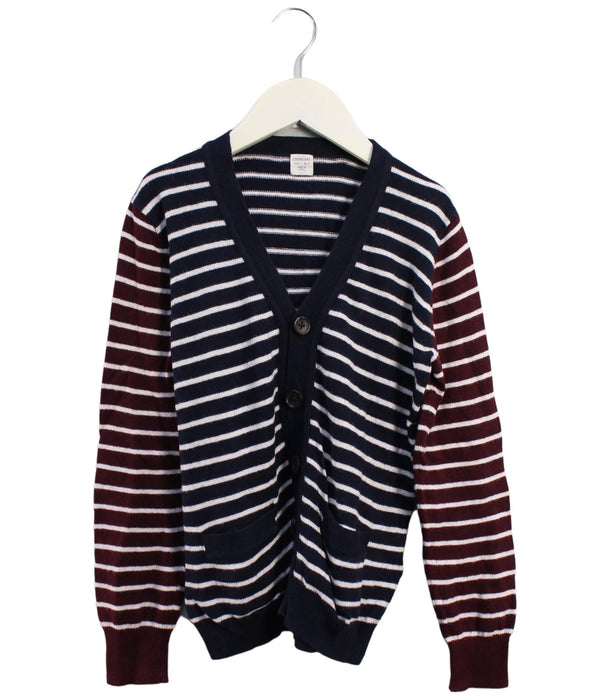 A Navy Cardigans from Crewcuts in size 6T for boy. (Front View)