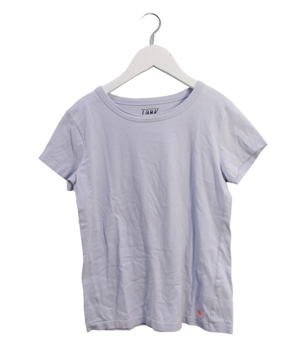A Blue Short Sleeve T Shirts from Crewcuts in size 8Y for girl. (Front View)