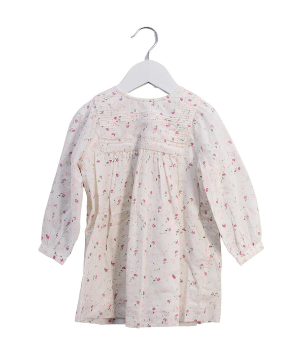 A White Long Sleeve Dresses from Bonpoint in size 2T for girl. (Front View)