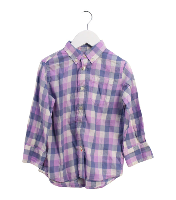 A Purple Shirts from Crewcuts in size 3T for boy. (Front View)