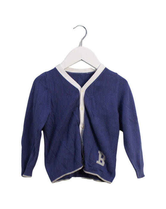 A Blue Cardigans from Bonpoint in size 2T for boy. (Front View)