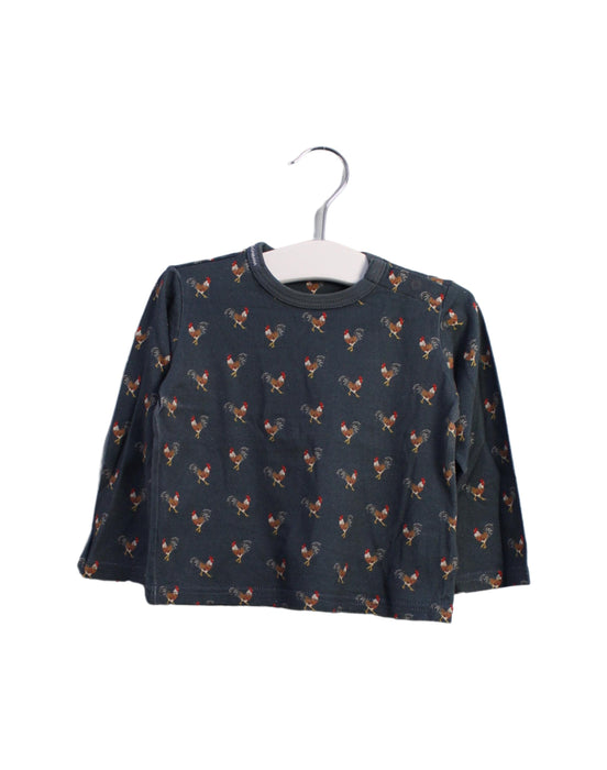 A Grey Long Sleeve Tops from Dolce & Gabbana in size 6-12M for boy. (Front View)