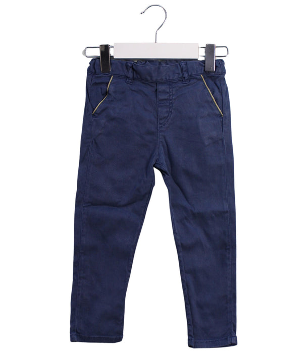 A Blue Casual Pants from Tartine et Chocolat in size 2T for boy. (Front View)