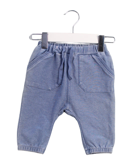 A Blue Casual Pants from Seed in size 3-6M for boy. (Front View)