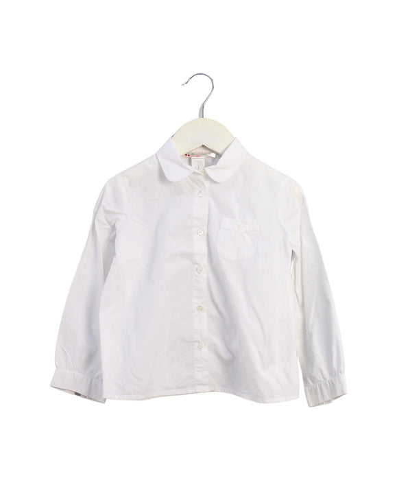 A White Shirts from Bonpoint in size 4T for boy. (Front View)