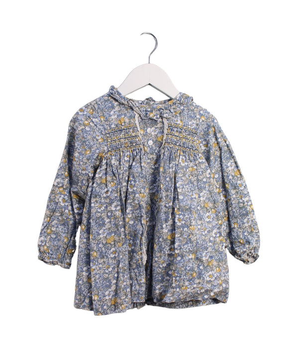 A Blue Dress Sets from Dona Carmen in size 3T for girl. (Front View)