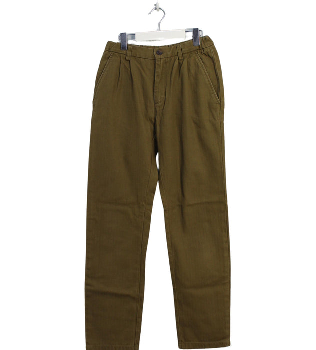 A Brown Casual Pants from Bonpoint in size 14Y for boy. (Front View)