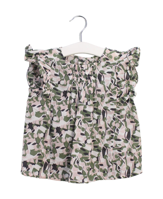 A Multicolour Sleeveless Tops from Bonpoint in size 4T for girl. (Front View)