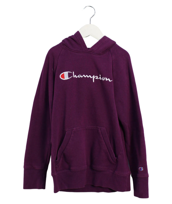 A Purple Sweatshirts from Champion in size 10Y for neutral. (Front View)