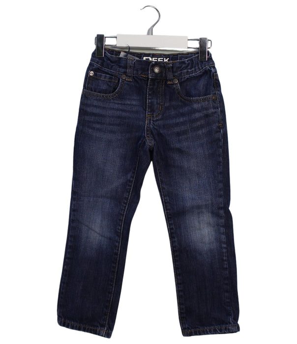 A Blue Jeans from Peek in size 5T for boy. (Front View)