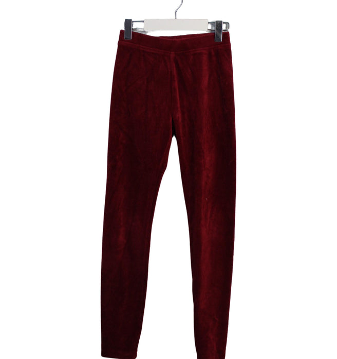 A Burgundy Casual Pants from Crewcuts in size 10Y for girl. (Front View)