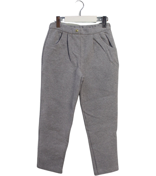 A Grey Sweatpants from Petit Bateau in size 8Y for boy. (Front View)