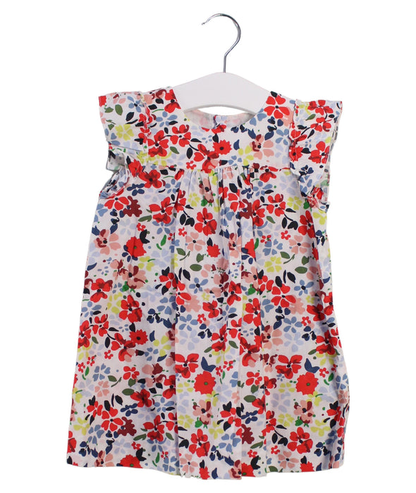 A Multicolour Short Sleeve Dresses from Bonpoint in size 2T for girl. (Front View)