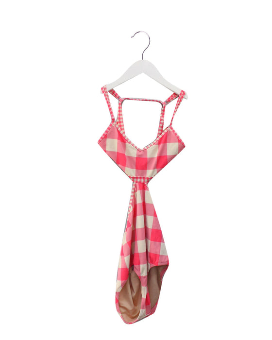 A Pink Swimsuits from Crewcuts in size 12Y for girl. (Front View)